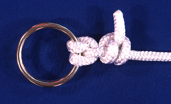and half hitch into a knot