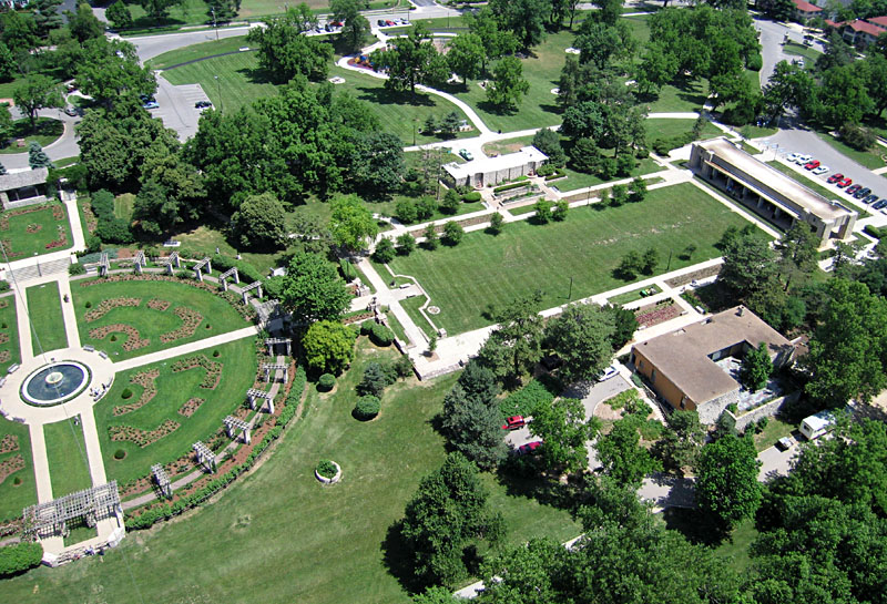 Blimp Aerial Photography Kansas City Rose Garden